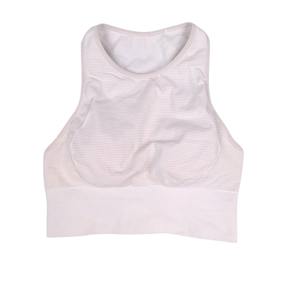 Lululemon 6 Ebb To Train Bra Sun UV color changing sports bra white pink W2BS3S